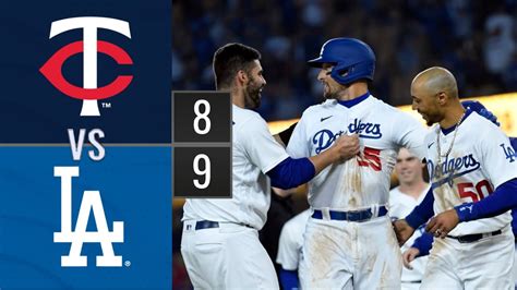 Resumen Mellizos De Minnesota Vs Dodgers De Los Ngeles Mlb