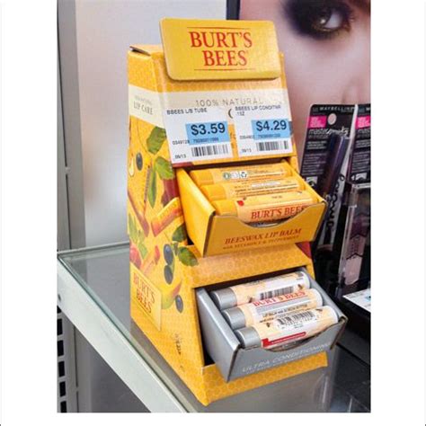 Popon Image Gallery Burt S Bees Two Shelf Lip Balm Shelf Display In