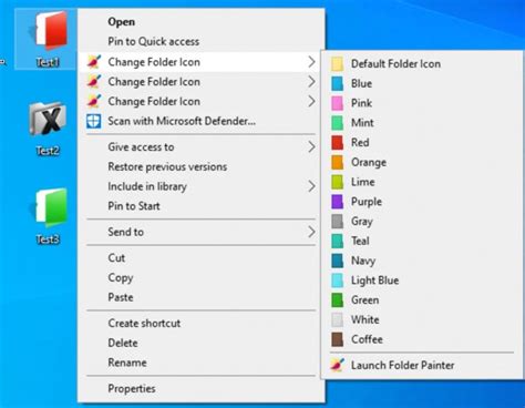 Come Cambiare I Colori Delle Icone Delle Cartelle Su Windows 10 Hot