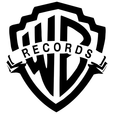 Warner Bros Records Logo Black And White Brands Logos