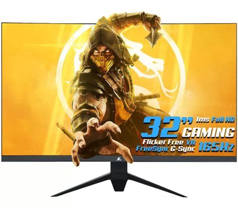 Monitor Superframe Precision Ultra Curvo 31 5 Pol 165hz 1ms Cor Preto