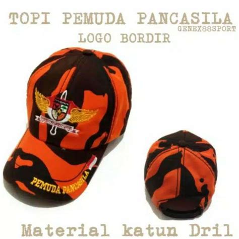 Jual Topi Ormas Pemuda Pancasila Loreng Pancasila Topi Pemuda