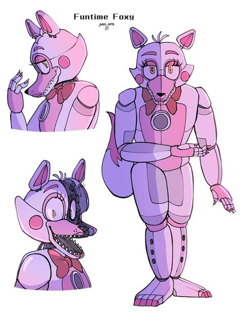 Funtime Foxy By Pazzarts On Deviantart Funtime Foxy Fnaf Art Fnaf Drawings