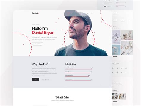 Figma Portfolio Website Design Template Behance