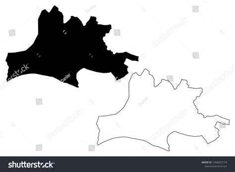 Nasarawa State Subdivisions Nigeria Federated State Stock Vector