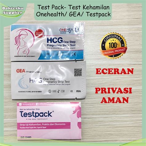 Jual Tes Kehamilan Onehealth Gea Testpack Test Pack Tes Hcg