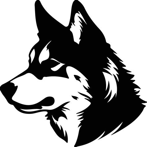 Husky Black Silhouette 38101298 Vector Art At Vecteezy