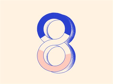 8 36 Days Of Type Numbers 36 Days Of Type Typography 8 Animation  Illustration Loop Mo