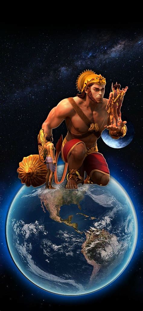 Pin By Bharat Patel On Iphone Depth Wallpaper Hanuman Photos Hanuman