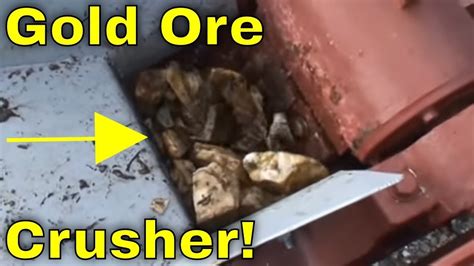 Gold Ore Jaw Crusher For Quartz Gold Crushing Gold Rocks For Precious Metal Recovery Youtube