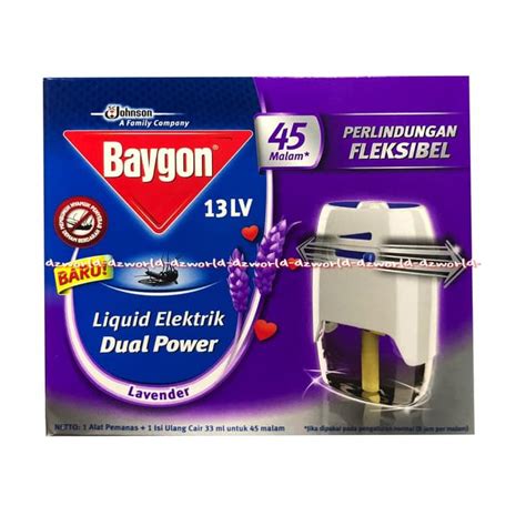 Jual Baygon Liquid Elektrik Dual Power Lavender 45malam Anti Nyamuk