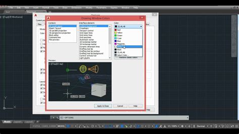 How To Change Workspace Background Colour In Autocad YouTube