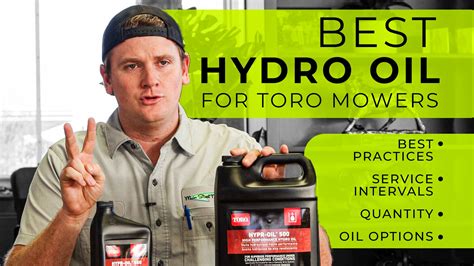 Hydro Oil Guide For Toro Mowers Process Products Quantity And Servi