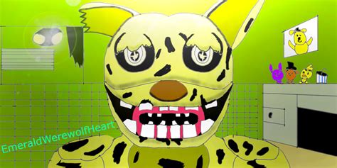 [My Drawings] Springtrap Jumpscare by EmeraldWerewolfHeart on DeviantArt