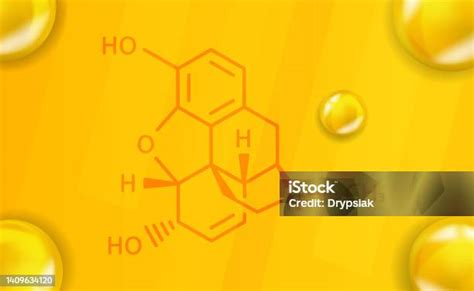 Formula Kimia Morfin Morfin 3d Struktur Molekul Kimia Realistis Ilustrasi Stok Unduh Gambar