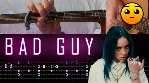 How To Play Bad Guy Billie Eilish Guitar Tutorial Tabs Fingerstyle Soviet Guitar