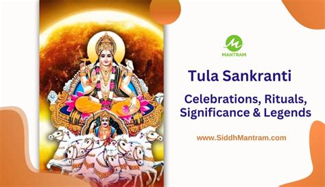 Tula Sankranti 2023 Date Celebrations Rituals Significance And Legends