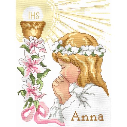 Cross Stitch Tapestry Kit First Holy Communion Girl Coricamo