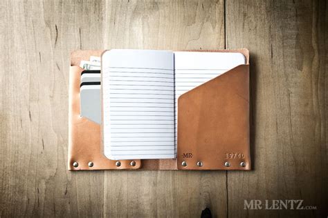 Leather Notebook Cover and Pen Leather Travel Notes Pocket - Etsy