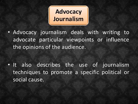 Types of Journalism