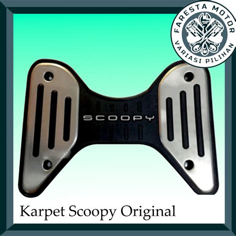 Jual Bordes Karpet Pijakan Kaki New Scoopy Original