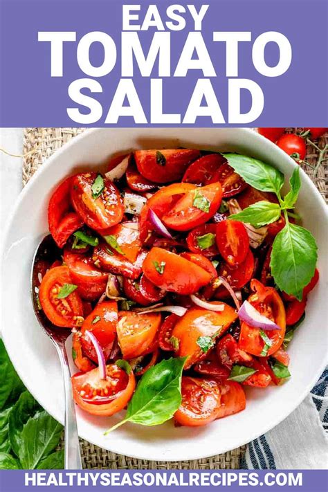 Simple Tomato Salad Recipe Healthy Seasonal Recipes