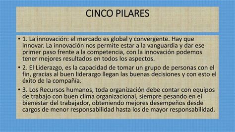 Pilares De La Gerencia Y Liderazgo Del Siglo PPT