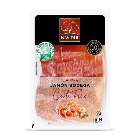 navidul jamon bodega corte fino navidul sin gluten  sin lactosa
