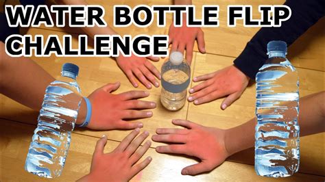 Flip And Slap Bottle Flip Challenge Trick Shots 4 Real YouTube