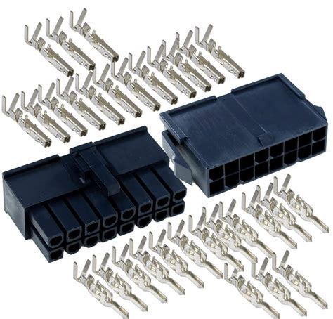 Molex Paso De Conector Negro De Pines Mm Pulgadas Con