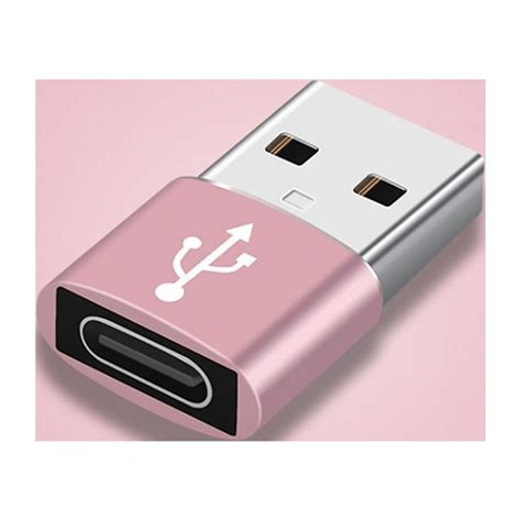 Rose Gold 1 Pcs Usb C 3 1 Type C Female To Usb 3 0 Type A Male Port Converter Adapter New