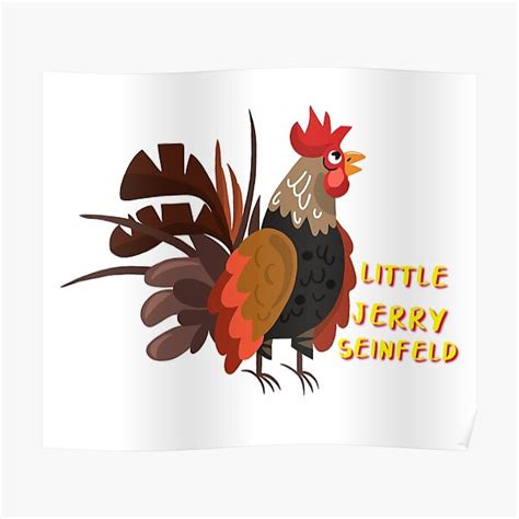 "Little Jerry Seinfeld" Poster by illustrologyuk | Redbubble