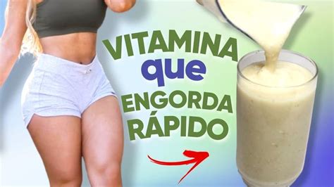 VITAMINA PARA ENGORDAR RAPIDINHO 10 Kg Vitamina Caseira SAUDAVEL E