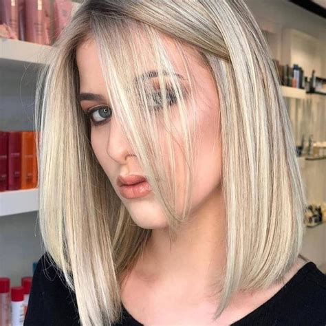 Long Bob Com Franja 50 Inspirações Para Entrar Nessa Tendência