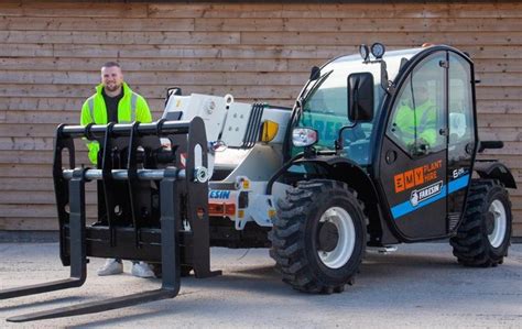 First Electric Telehandler For Emy Electricity Rental Company