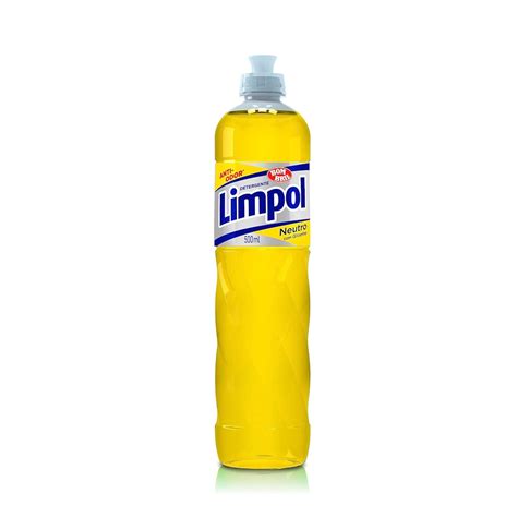 Detergente Limpol lava louça Neutro 500ml líquido