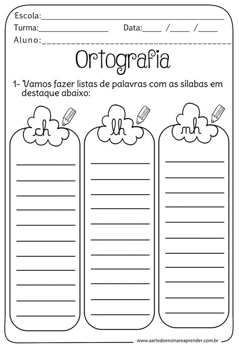 Atividade De Portugues 9 Ano Ortografia LIBRAIN