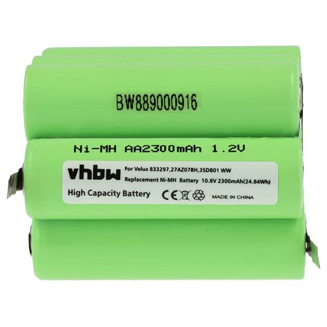 Vhbw Batterie Compatible Avec Velux Volet Roulant De Fen Tre Et Stores