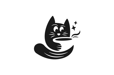 Coffee Cat Logo by Vyraz on Dribbble