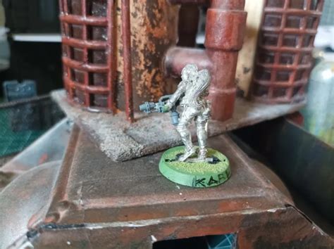 Warhammer K Necromunda Escher Ganger Mit Flamme Oop Metall Eur