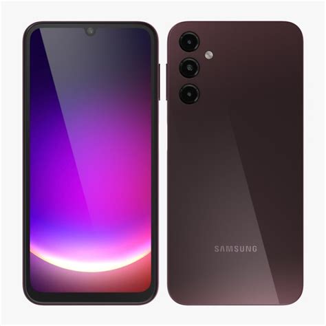 Modelo 3d Samsung Galaxy A24 Dark Red Turbosquid 2020051