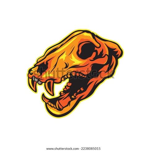 Pig Skull Illustration Vector Hand Drawn Stock Vector Royalty Free