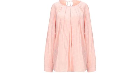 Dondup Silk Blouse In Pink Lyst