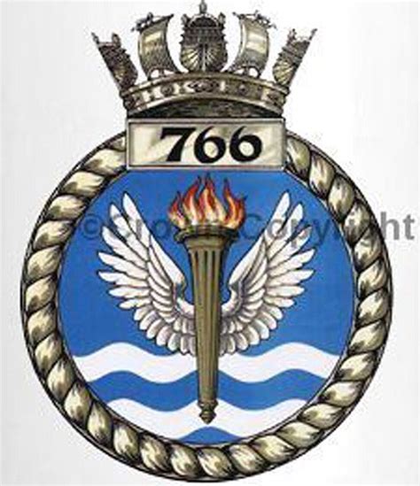 Coat Of Arms Crest Of No 766 Squadron FAA