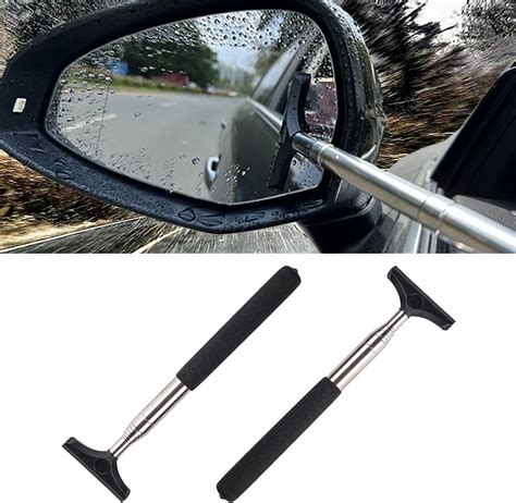 Ljdj Car Rearview Mirror Wiper 2 Pack Universal Automotive