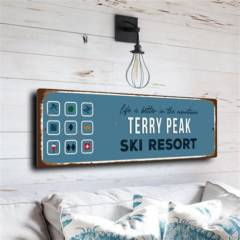 Terry Peak | Ski Resort Decor | Terry Peak Gift