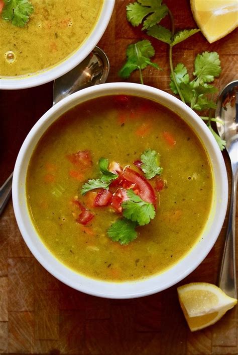 Indian Mulligatawny Soup Vegan The Cheeky Chickpea