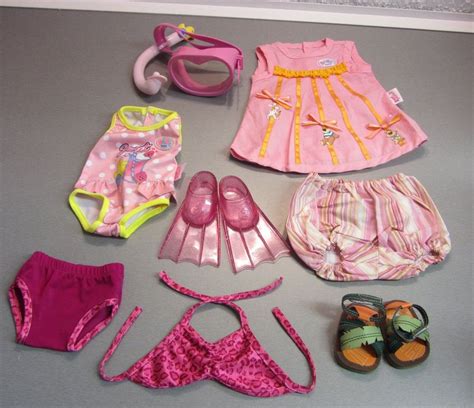 Hübsche Baby Born Sommerkleider mit Badeanzug u Bikini Kaufen auf