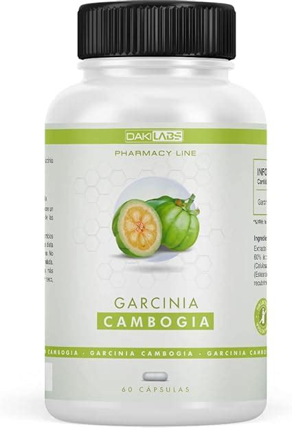 Garcinia Cambogia 1 000mg 60 HCA Quemagrasas natural Termogénico