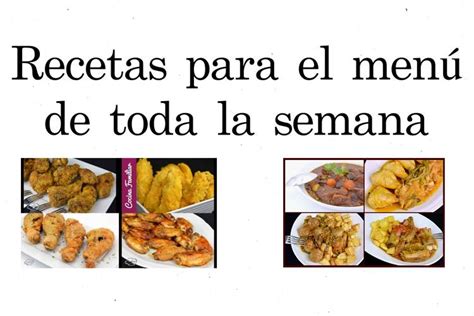 Men S De Toda La Semana Desc Rgate Un Libro De Recetas